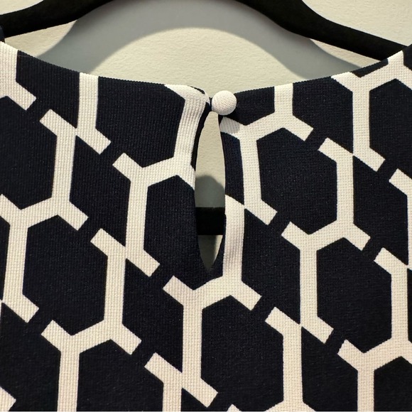 Madison Leigh Cap Sleeve Dress | Geometric Design | 20W - Picture 7 of 7